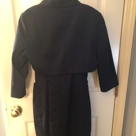 Adrianna Papell Dark Blue Mother-In-Law Dress - Picture 2 of 8